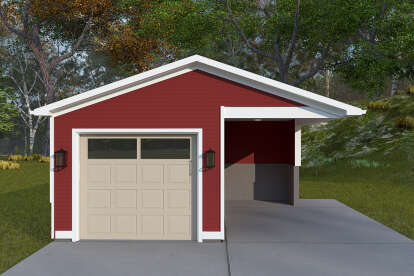 Traditional House Plan #2802-00406 Elevation Photo
