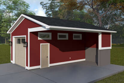 Traditional House Plan #2802-00406 Elevation Photo