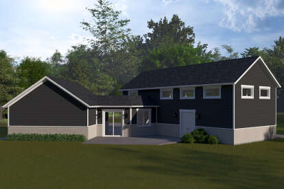 Traditional House Plan #2802-00407 Elevation Photo