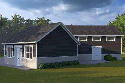 Traditional House Plan #2802-00407 Elevation Photo