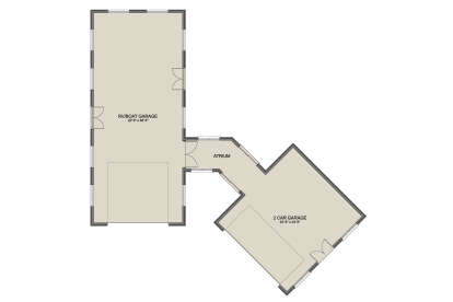Garage Floor for House Plan #2802-00407