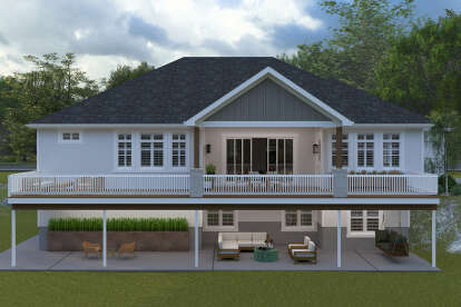 Traditional House Plan #2802-00408 Elevation Photo