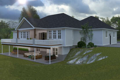 Traditional House Plan #2802-00408 Elevation Photo