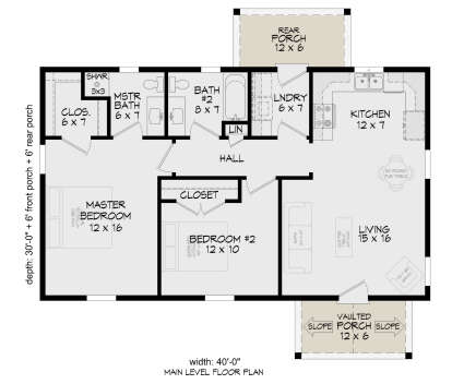 Main Floor  for House Plan #940-01319