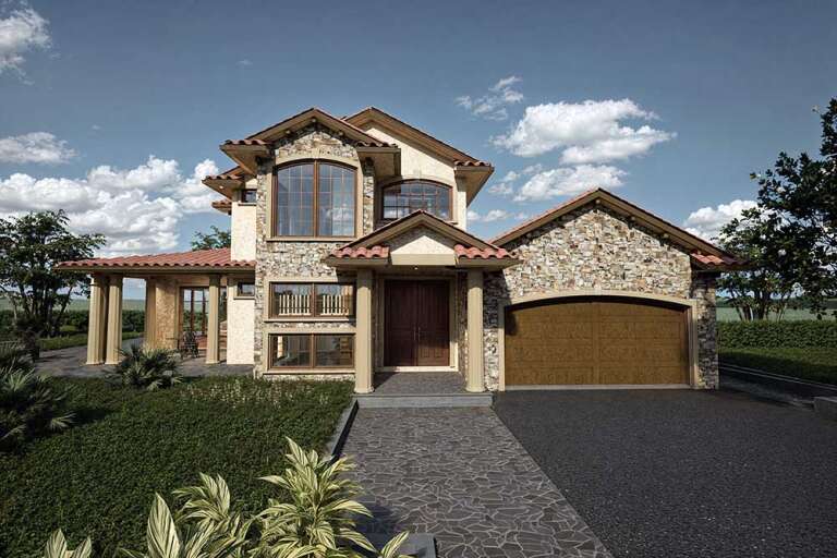 House Plan House Plan #33568 Front Elevation 