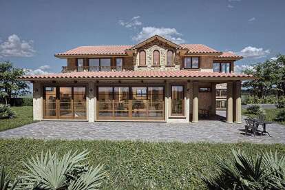 Mediterranean House Plan #5984-00031 Elevation Photo