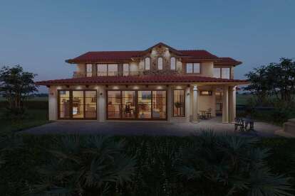 Mediterranean House Plan #5984-00031 Elevation Photo