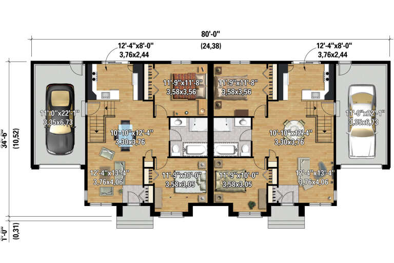 House Plan House Plan #33570 Drawing 1