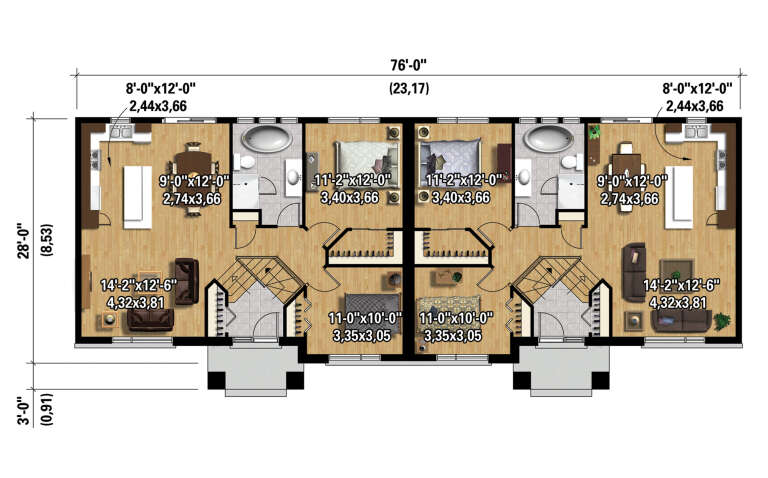 House Plan House Plan #33571 Drawing 1