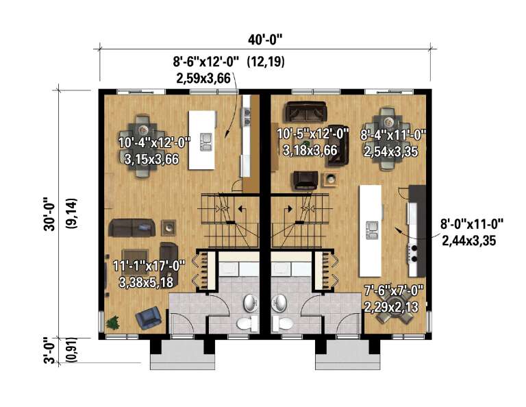 House Plan House Plan #33572 Drawing 1