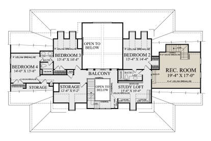 Second Floor for House Plan #7922-00255