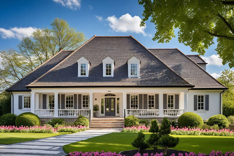 House Plan House Plan #33578 Angled Front Elevation