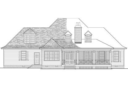 Southern House Plan #7922-00256 Elevation Photo