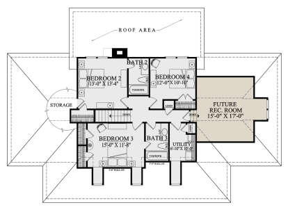 Second Floor for House Plan #7922-00256