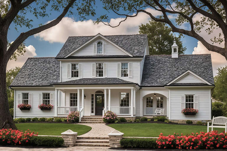House Plan House Plan #33579 Angled Front Elevation