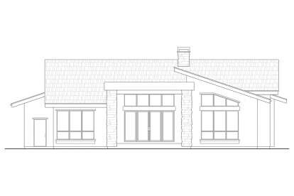 Modern House Plan #5387-00008 Elevation Photo