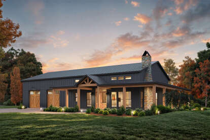 Barn House Plan #4534-00142 Elevation Photo