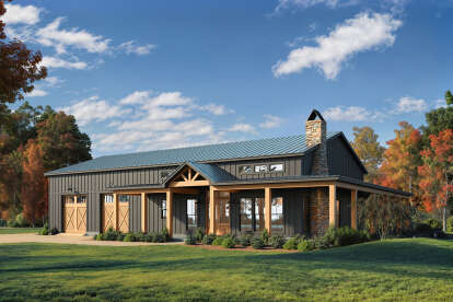 Barn House Plan #4534-00142 Elevation Photo