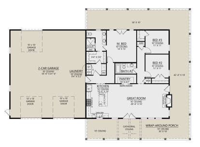 Main Floor  for House Plan #4534-00142