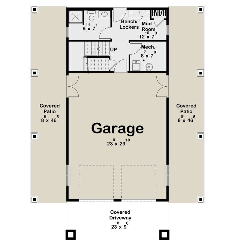 House Plan House Plan #33583 Drawing 1