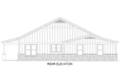 Modern Farmhouse House Plan #940-01321 Elevation Photo