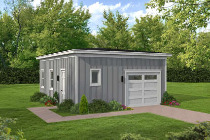 Modern House Plan #940-01323 Elevation Photo
