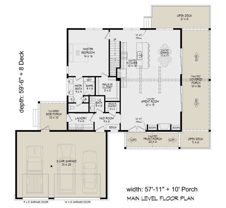 House Plan House Plan #33589 Drawing 1