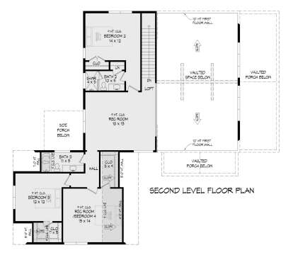 Second Floor for House Plan #940-01324