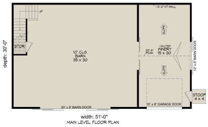 Garage Floor for House Plan #940-01325