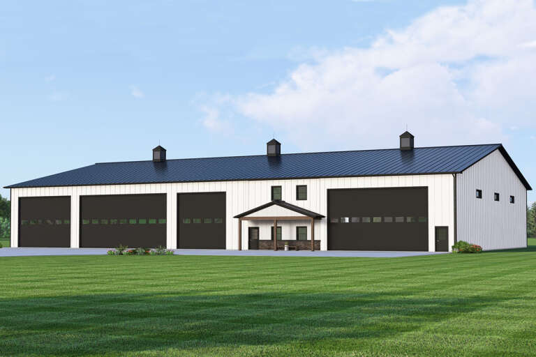 House Plan House Plan #33591 Angled Front Elevation
