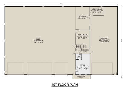 Garage Floor for House Plan #5032-00358