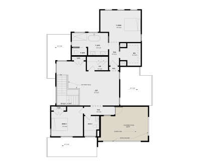 Second Floor for House Plan #9185-00028
