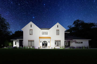 Modern Transitional House Plan #425-00062 Elevation Photo