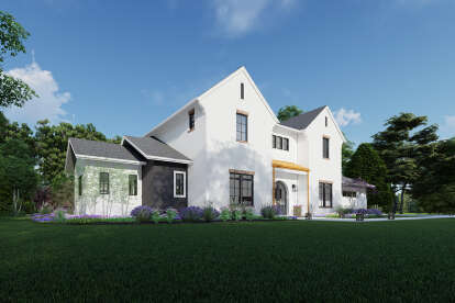 Modern Transitional House Plan #425-00062 Elevation Photo