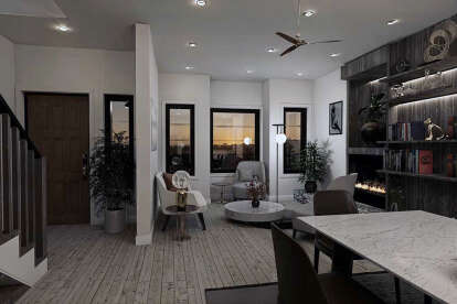 Contemporary House Plan #5984-00032 Additional Photo