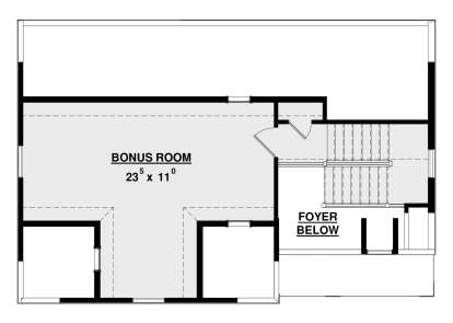 Second Floor for House Plan #2553-00001