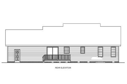 Modern Farmhouse House Plan #699-00411 Elevation Photo