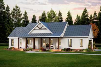 Modern Farmhouse House Plan #009-00451 Elevation Photo
