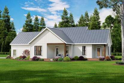 Modern Farmhouse House Plan #009-00451 Elevation Photo