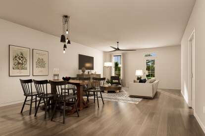 Modern Farmhouse House Plan #009-00451 Additional Photo