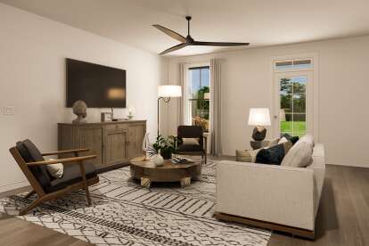 Modern Farmhouse House Plan #009-00451 Additional Photo