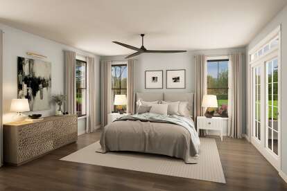 Modern Farmhouse House Plan #009-00451 Additional Photo