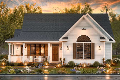 Southern House Plan #699-00412 Elevation Photo