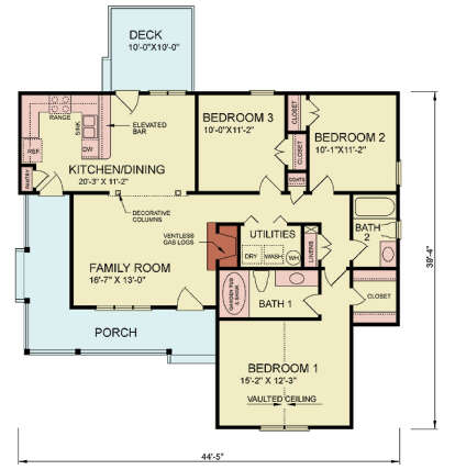 Main Floor for House Plan #699-00412