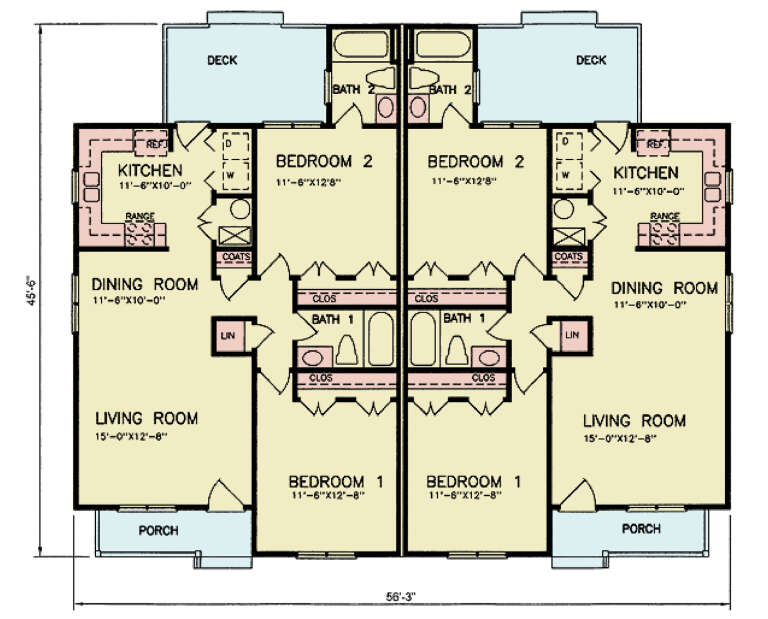 House Plan House Plan #33601 Drawing 1