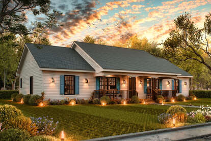 Country House Plan #699-00415 Elevation Photo