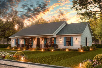 Country House Plan #699-00415 Elevation Photo