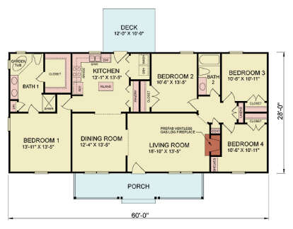 Main Floor for House Plan #699-00415
