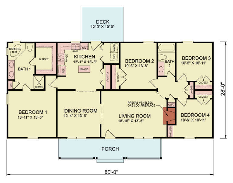 House Plan House Plan #33602 Drawing 1