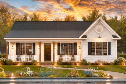 Country House Plan #699-00416 Elevation Photo